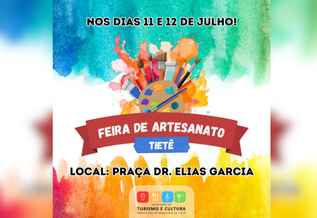 Feira de Artesanato na Praça Dr. Elias Garcia