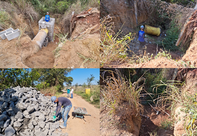 PREFEITURA EXECUTA OBRAS NA RUA JOSÉ PISSINATO PARA DAR FIM A ANTIGO PROBLEMA CAUSADO PELA EROSÃO