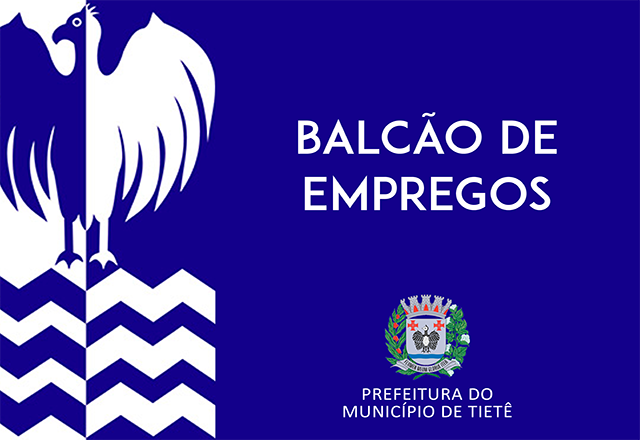 BALCÃO DE EMPREGOS-VAGAS (23/04 a 29/04)