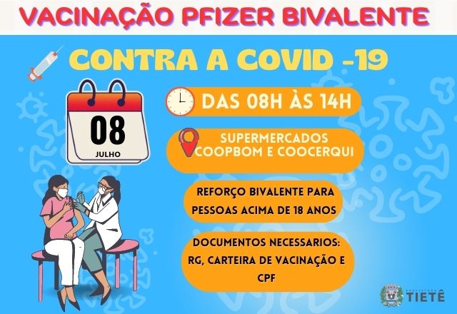 INTENSIFICAÇÃO DAS VACINAS DE INFLUENZA E REFORÇO BIVALENTE DA COVID-19